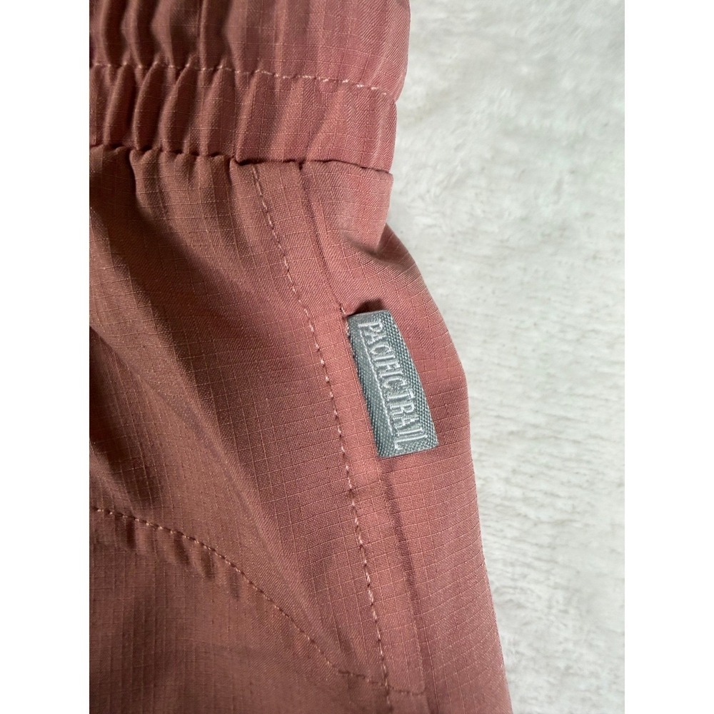 Pacific Trail Hiking Shorts Women L Pink Solid Relaxed Modern Gorpcore Adventure - Picture 7 of 9